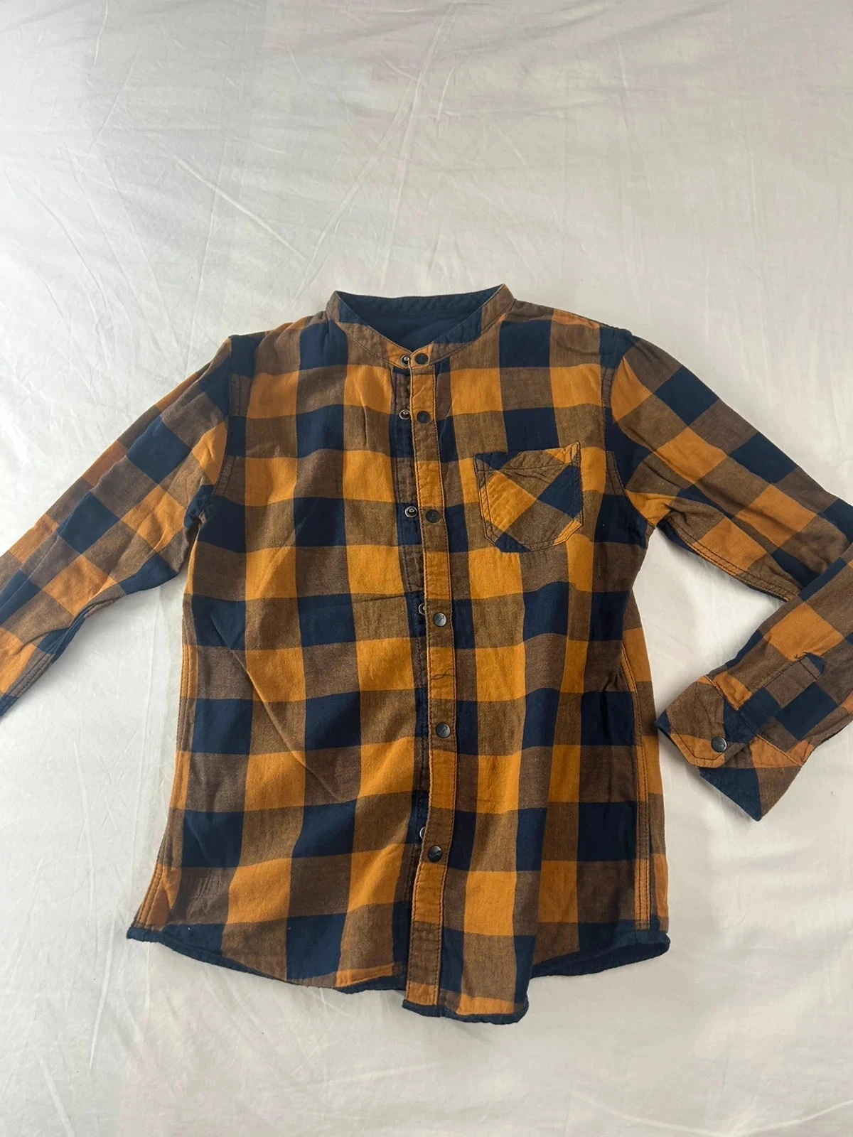 Chemise à carreaux réversible lil dude vintage